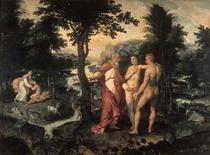 'The Garden of Eden', c1580. Artist: Jacob de Backer