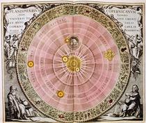 Copernican sun-centred (heliocentric) system of the universe, 1708.