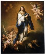 'The Assumption of the Blessed Virgin Mary', between 1645 and 1655.  Artist: Bartolom? Esteban Murillo