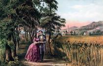 'The Season of Love, Youth', 1868.Artist: Currier and Ives