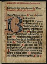 Initial: capital 'B' from the Mainz Psalter.