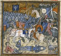 Crusaders fighting Saracens