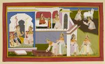 The birth of Sita and bringing of the bow