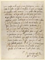 Letter to Michelangelo