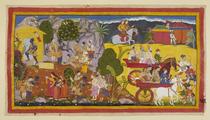 Bharata leaves with Rama's sandals