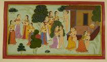 The courtesans tempt Rishyasringa