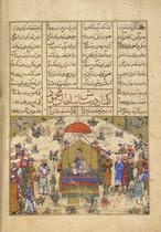 Sultan Mahmud enthroned