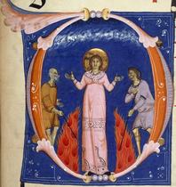 St Agnes amid the flames