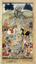Babhruvahana fights the Nagas