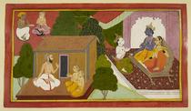 Valmiki teaches the Ramayana