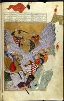 Chingiz Khan in battle