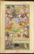 Babur met by Sultan Mahmud's son
