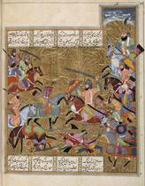 'Ali attacking Shah Tahmas