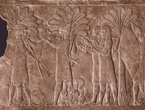 Stone relief from the Palace of Sennacherib.