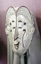 Wooden Igbo 'Okoroshi' mask, Orlu, Nigeria, 20th century. Artist: Werner Forman