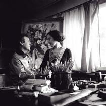 Marc and Bella Chagall, August 1934, Paris. Artist: Anonymous