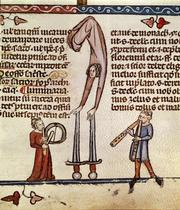 Musicians and acrobat