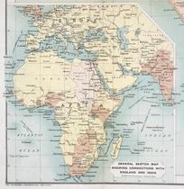 Map of British possessions