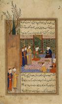 Husayn Akhlati receiving gifts