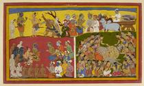 The funeral of Ravana