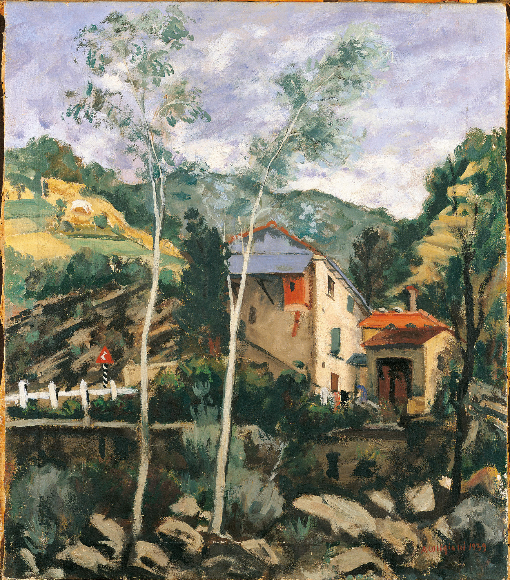Molino della Gioconda (Mill). 1939. Oil on canvas, 69,2 x 59,6 cm. Photo: Paolo e Federico Manusardi
