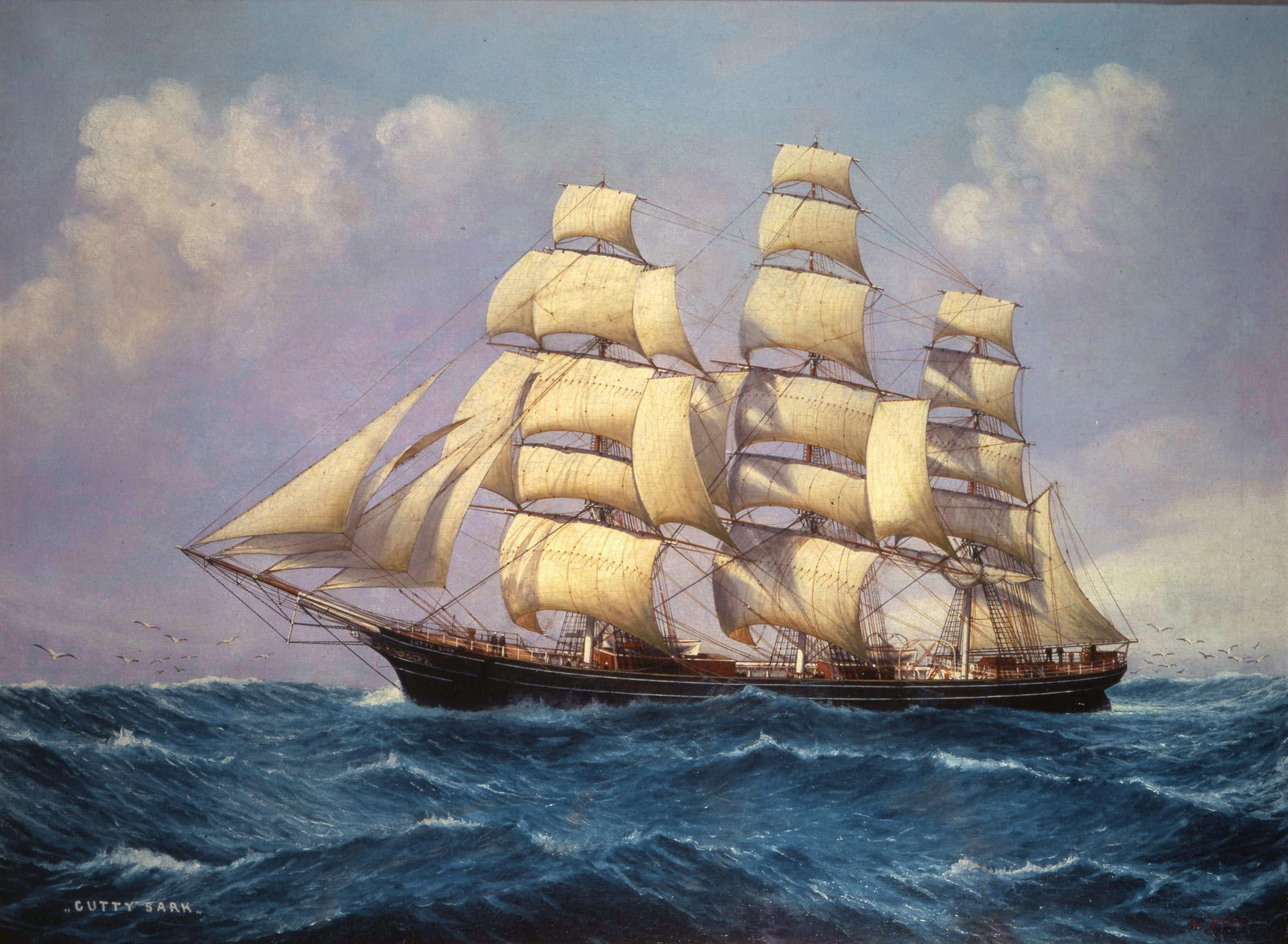The Cutty Sark.
