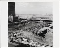 [World Trade Center under construction.]