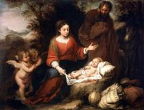 'Rest on the Flight into Egypt', c1665. Artist: Bartolom? Esteban Murillo
