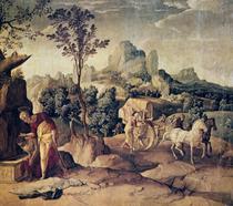 'The Apostle Philip Baptizing the Eunuch', 16th century.  Artist: Jan van Scorel