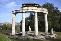 The Temple of Venus at Hadrian's Villa, Tivoli, Italy. Artist: Samuel Magal