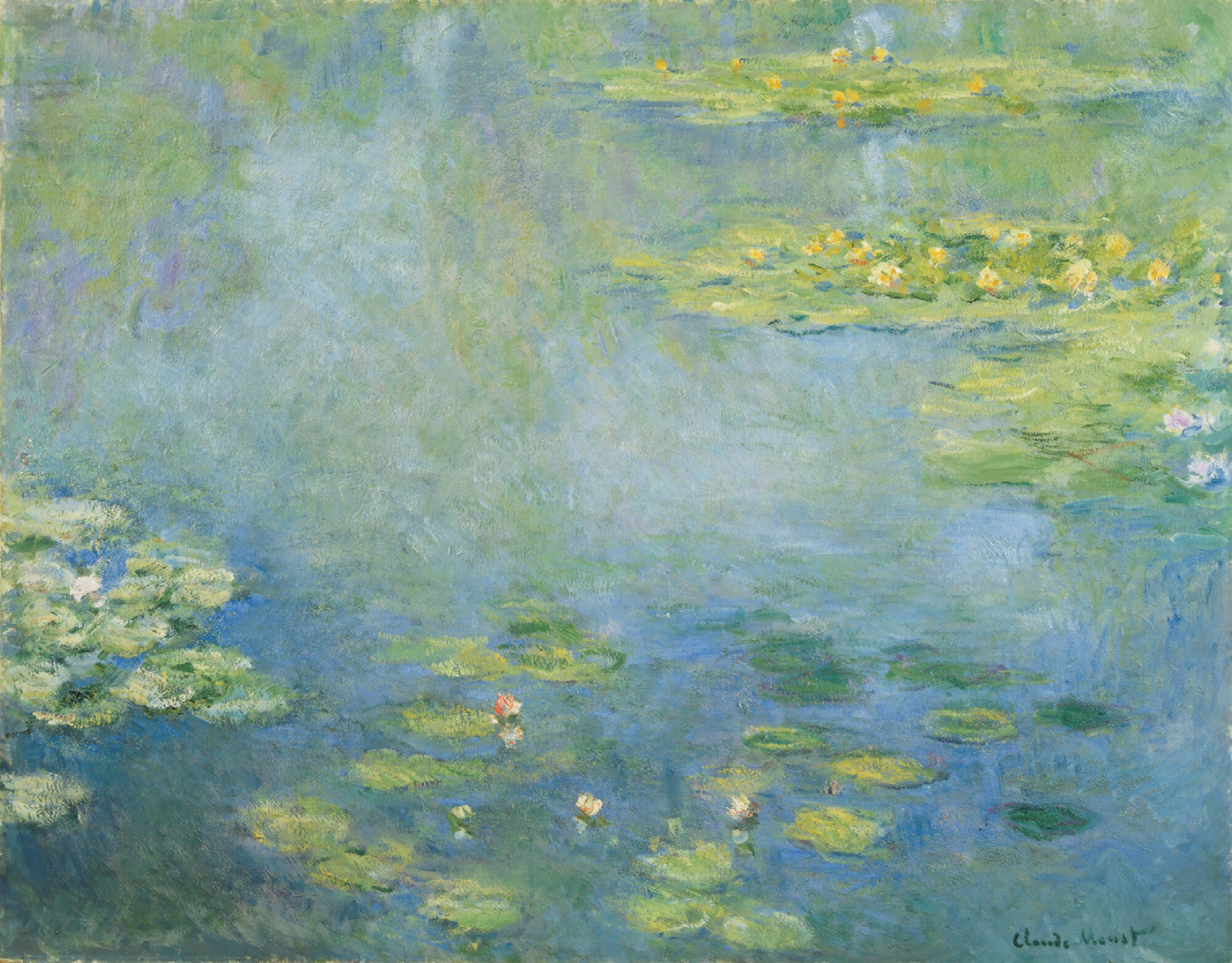 Water Lilies, c. 1906. Oil on canvas. 73 x 92.5 cm.