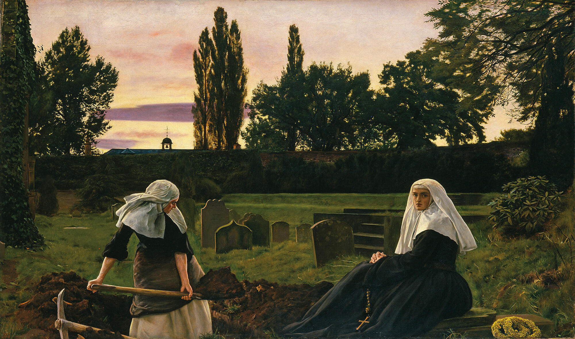 The Vale of Rest, 1858-1859. Oil on canvas, 102.9 x 172.7 cm.