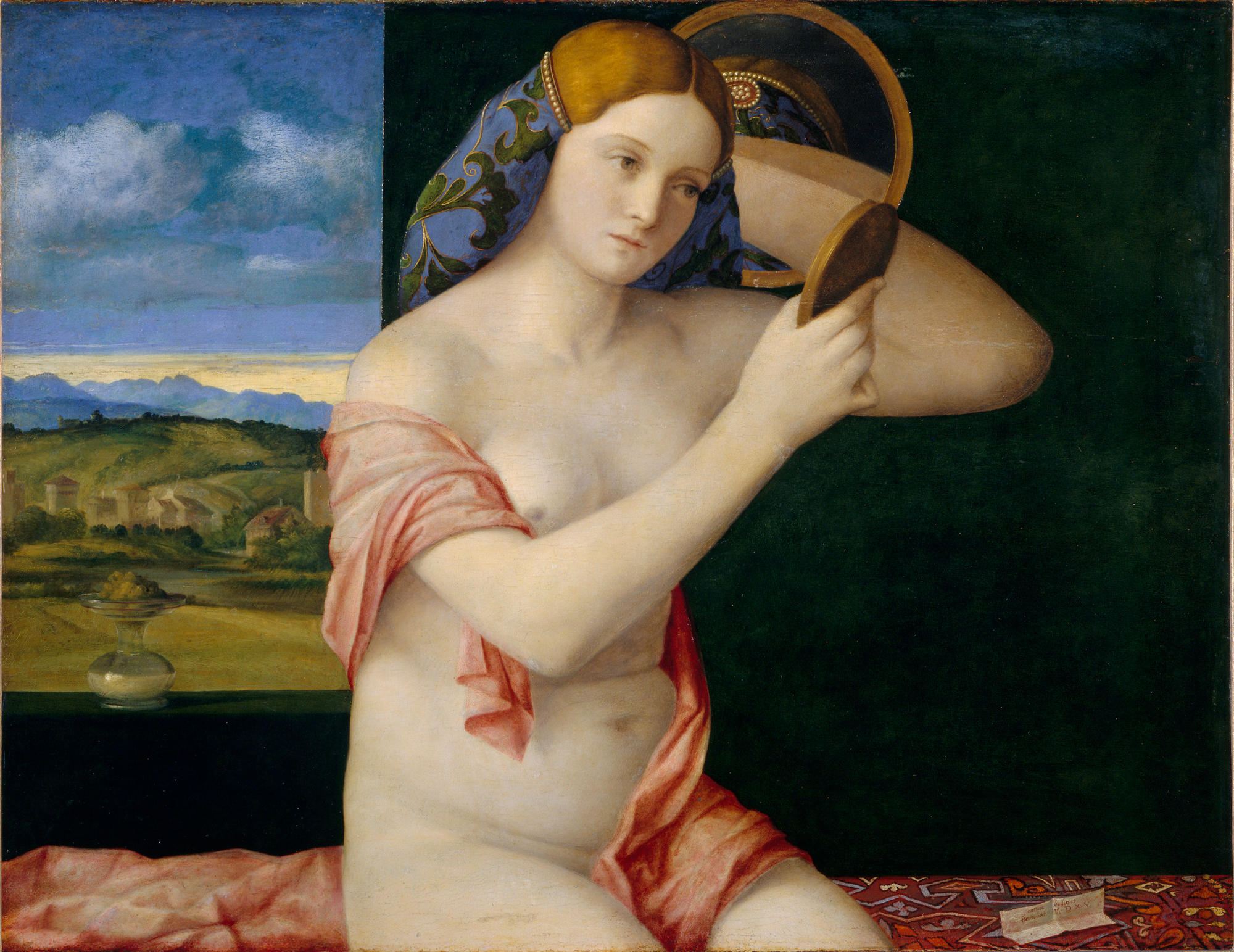 Woman at the Mirror. 1515.